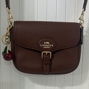 Coach Amelia saddle bag in brown